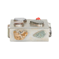 Chelsea House Caribbean Gold Jewelry Box-Square (Sm)