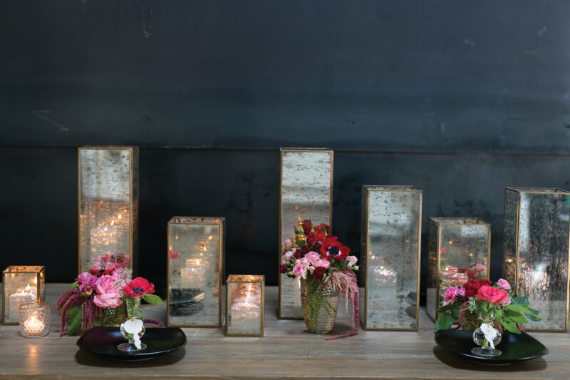 Design Shop Gold Prudence Lantern, 6" X 15.75".