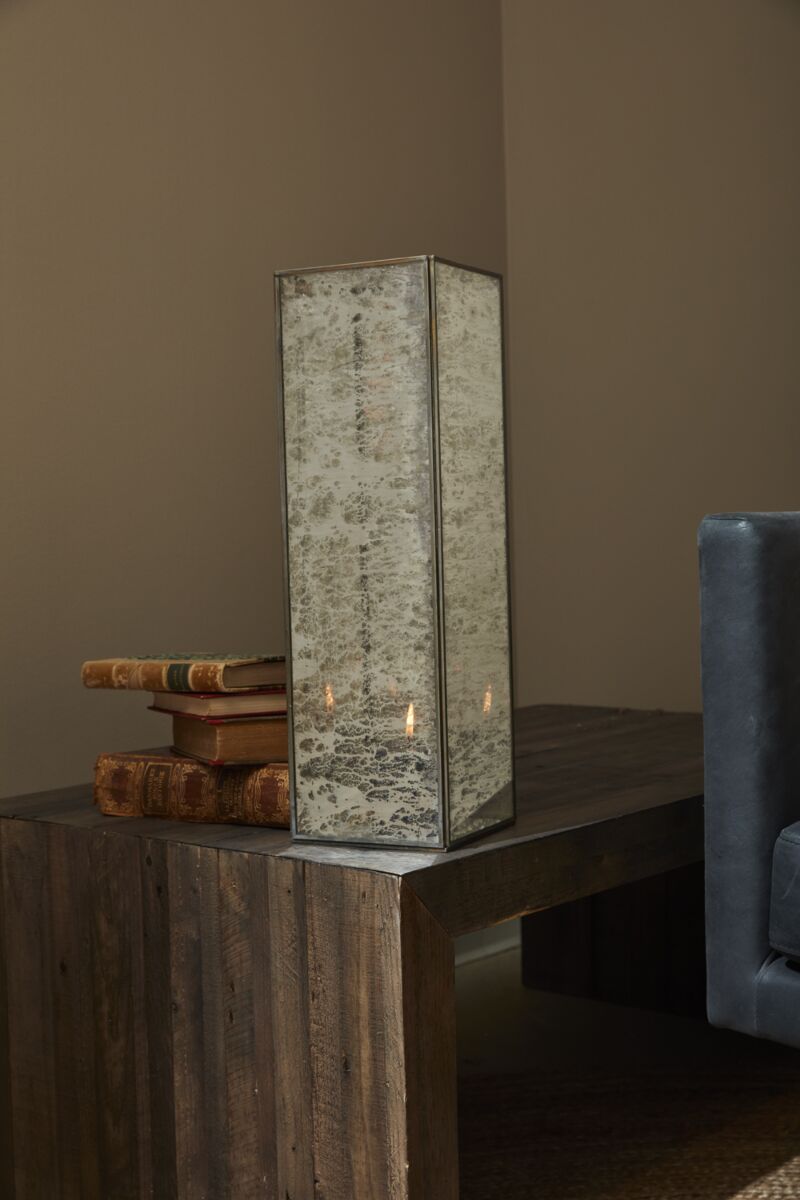 Design Shop Gold Prudence Lantern, 6" X 19.5".
