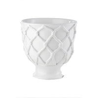 Design Shop White Vinci Planter 9.5"