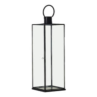 Design Shop Black Bentwood Lantern, 8" X 24".