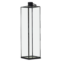 Design Shop Black Bentwood Lantern, 8" X 31".
