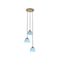 Wildwood Caterina Triple Pendant - Aqua