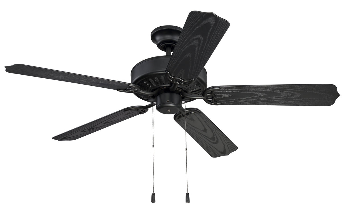 Craftmade - END52MBK5PC1 - 52" Ceiling Fan - Enduro Plastic with Light Kit - Matte Black