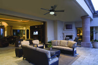 Craftmade - END52MBK5PC1 - 52" Ceiling Fan - Enduro Plastic with Light Kit - Matte Black