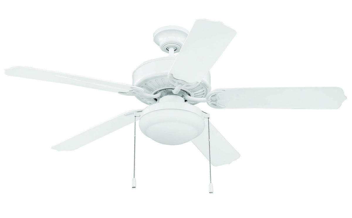 Craftmade - END52WW5PC1 - 52" Ceiling Fan - Enduro Plastic with Light Kit - White