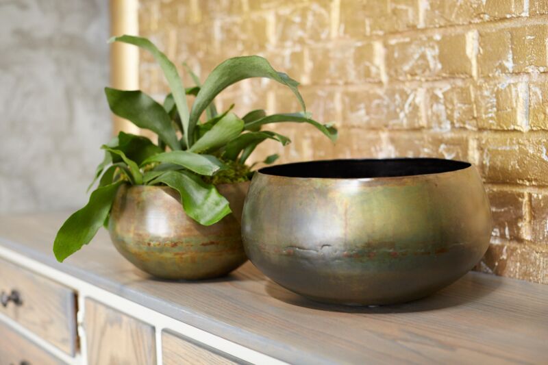 Design Shop Green Sosa Bowl, 13" X 7"