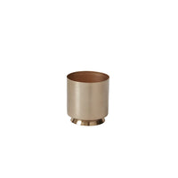 Design Shop Gold Soleil Collection Pot, 3.25" X 3.5".
