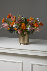 Design Shop Gold Soleil Collection Pot, 4.75" X 5.75".