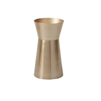 Design Shop Gold Soleil Collection Vase, 4" X 7.75".