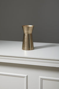 Design Shop Gold Soleil Collection Vase, 4" X 7.75".