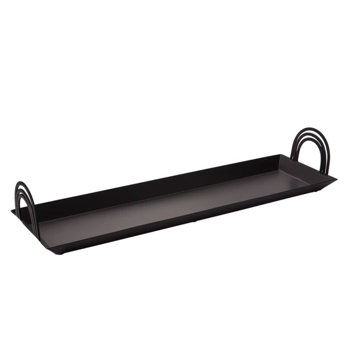 Design Shop Black Renzo Tray, 30.25" X 5.5".