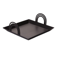 Design Shop Black Renzo Tray, 14.25" X 5.5".