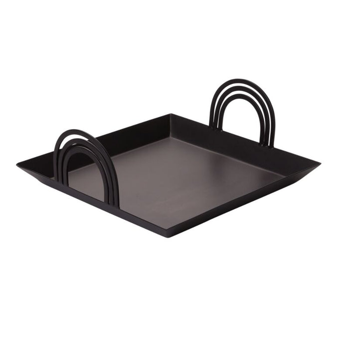 Design Shop Black Renzo Tray, 14.25" X 5.5".