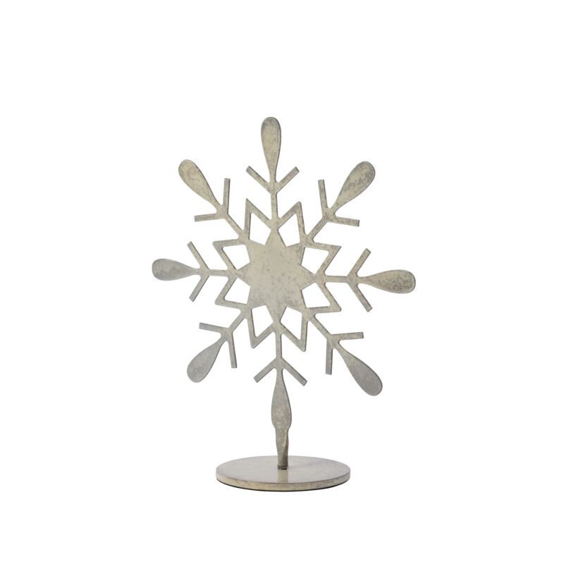 Design Shop Moonlit Snowflake Stand 12"x 5.25"x 16"