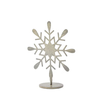 Design Shop Moonlit Snowflake Stand 12"x 5.25"x 16"