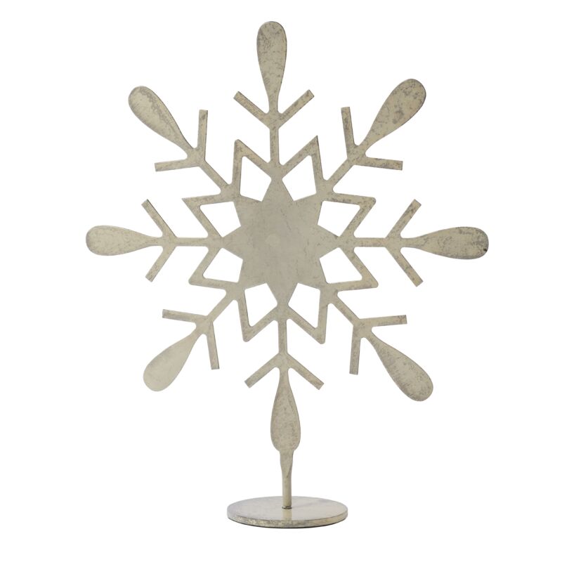 Design Shop Moonlit Snowflake Stand 18.25"x 5.25"x 20.75"