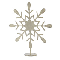 Design Shop Moonlit Snowflake Stand 18.25"x 5.25"x 20.75"