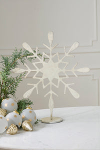 Design Shop Moonlit Snowflake Stand 18.25"x 5.25"x 20.75"