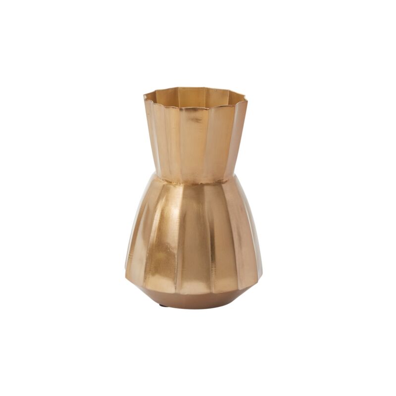 Design Shop Gold Coda Vase, 5.25" X 8", Set of 4.