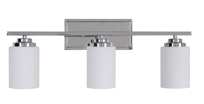 Craftmade Three Light Vanity from the Albany collection in Chrome finish