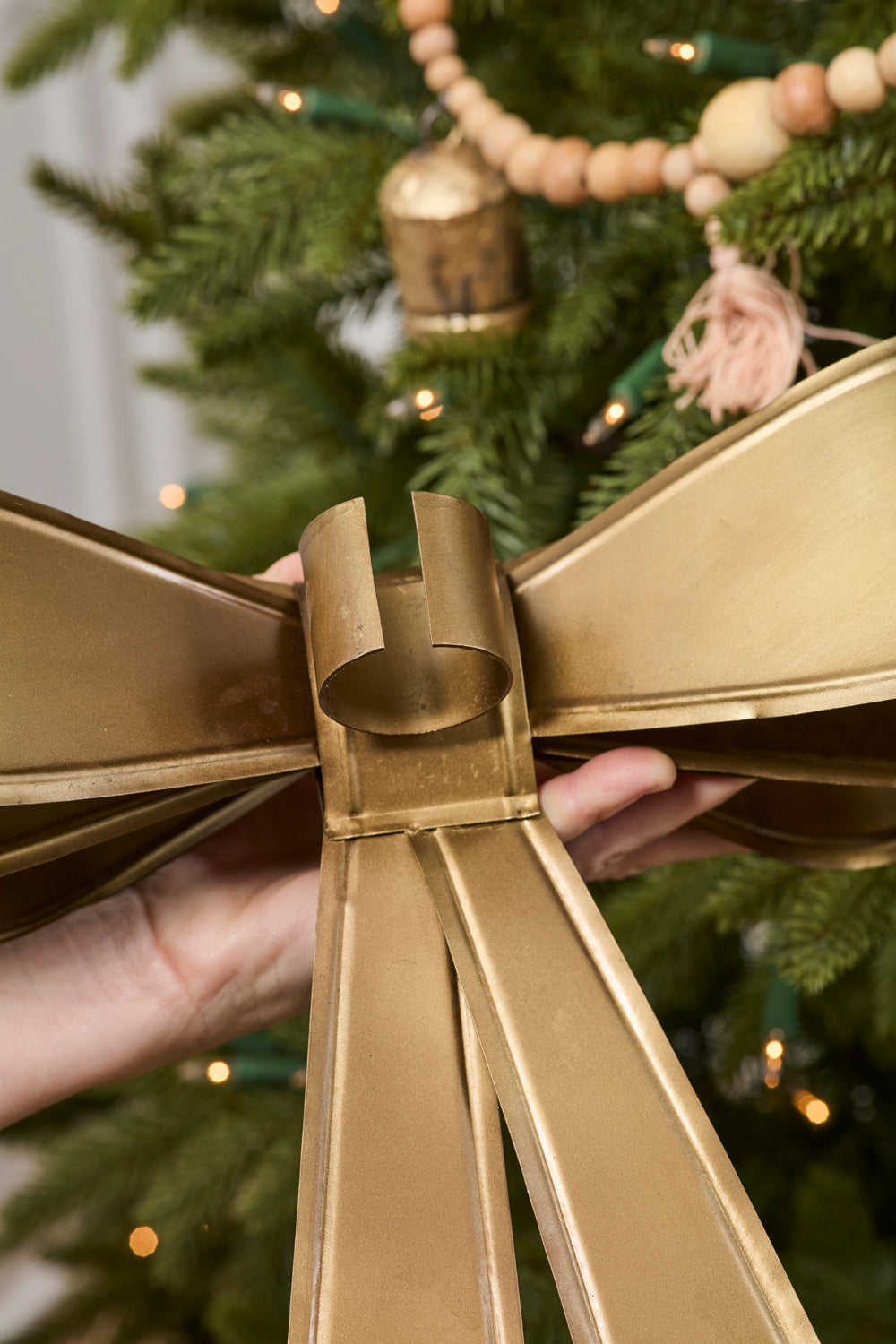 Design Shop Bow Tree Topper 12"x 5"x 14"