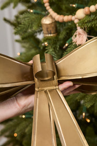 Design Shop Bow Tree Topper 12"x 5"x 14"