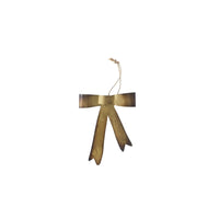 Design Shop Brassy Bow Ornament 3.75"x 5.75"