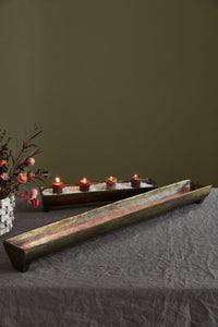 Design Shop Black Edison Tray, 34.5" X 3".