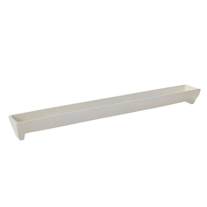 Design Shop White Edison Tray 34.5"x 4"x 3"