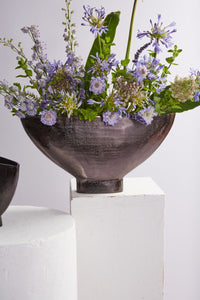 Design Shop Black Evolution Vase, 23.5" X 11.75".