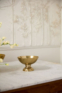 Design Shop Gold Oscar Bowl, 8" X 4.75".