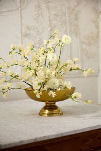 Design Shop Gold Oscar Bowl, 11.5" X 6".