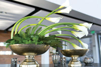 Design Shop Gold Oscar Bowl, 16" X 7.75".