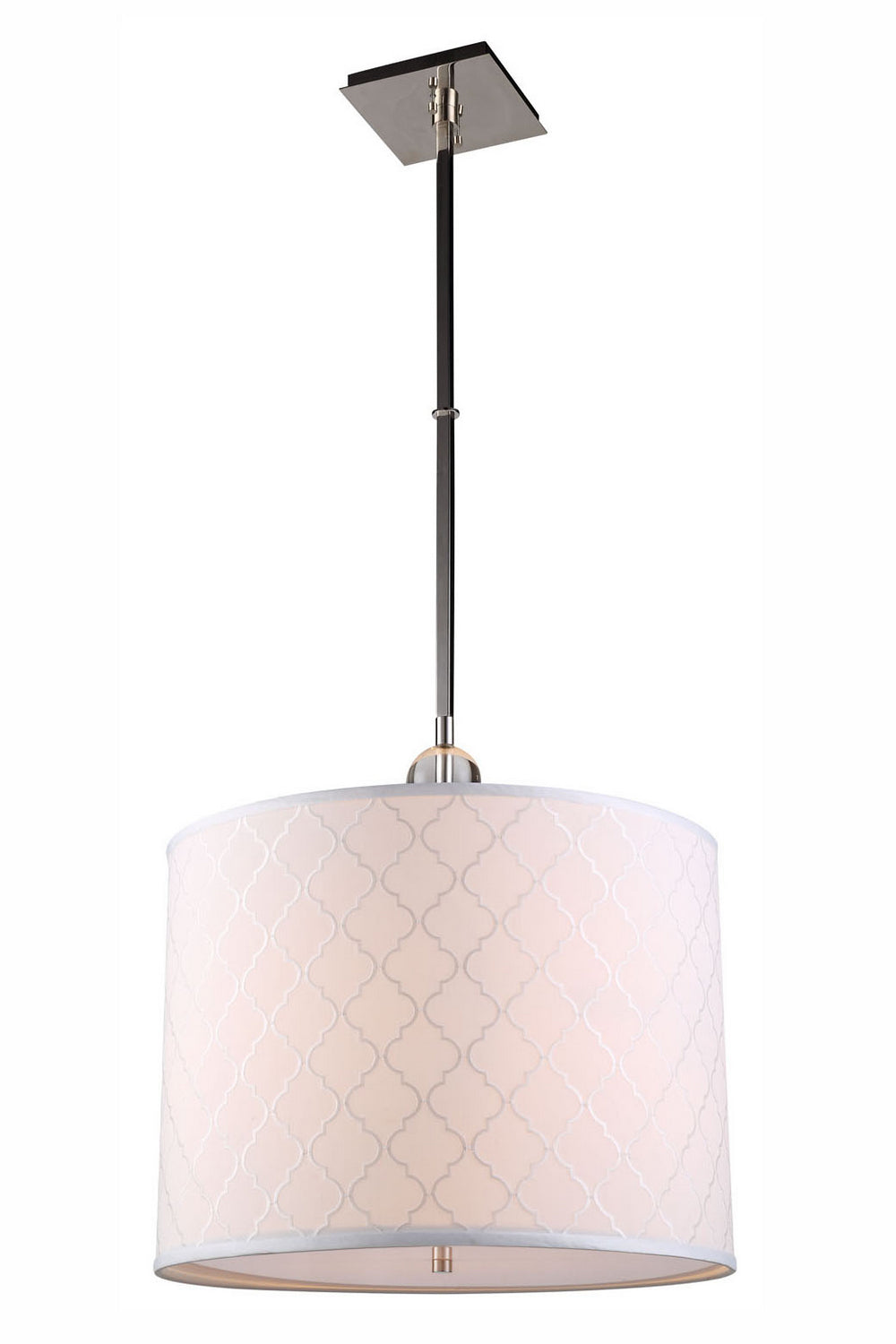 Elegant Lighting - 1445D22PN - Two Light Pendant - Gemma - Polished Nickel