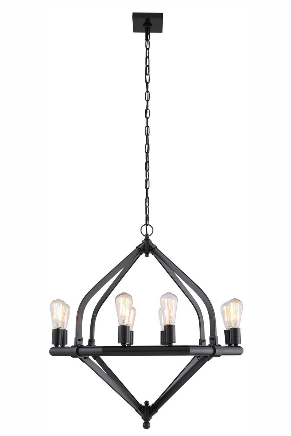 Elegant Lighting - 1472D31BZ - Eight Light Pendant - Illumina - Bronze