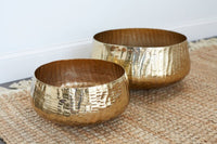 Design Shop Gold Roberi Bowl, 12.5" X 6".