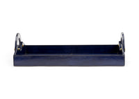 Chelsea House Leather Tray - Midnight Blue