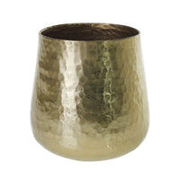 Design Shop Gold Hux Pot, 5" X 5.5".