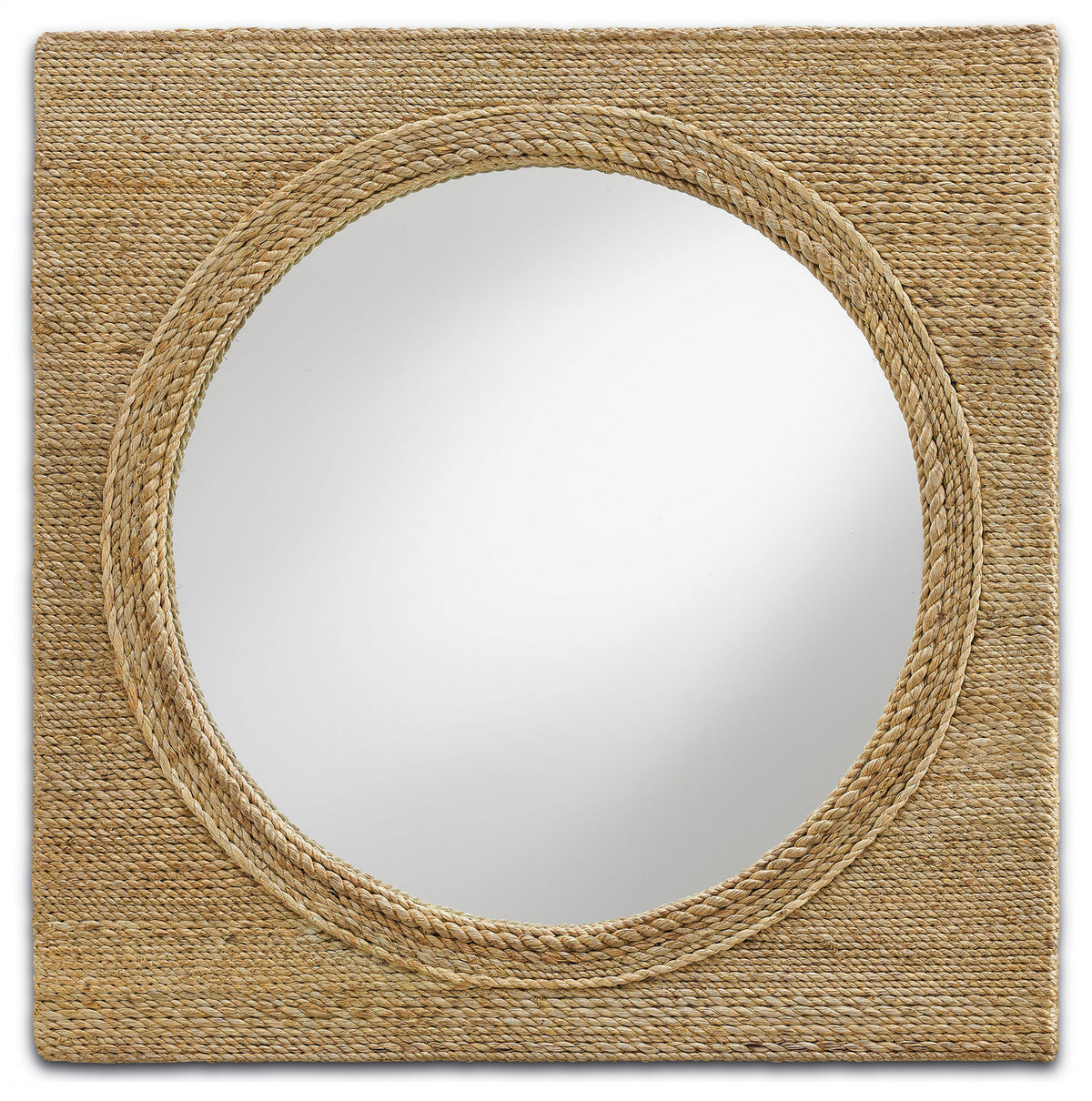 Currey and Company - 1000-0004 - Mirror - Tisbury Collection - Natural/Mirror