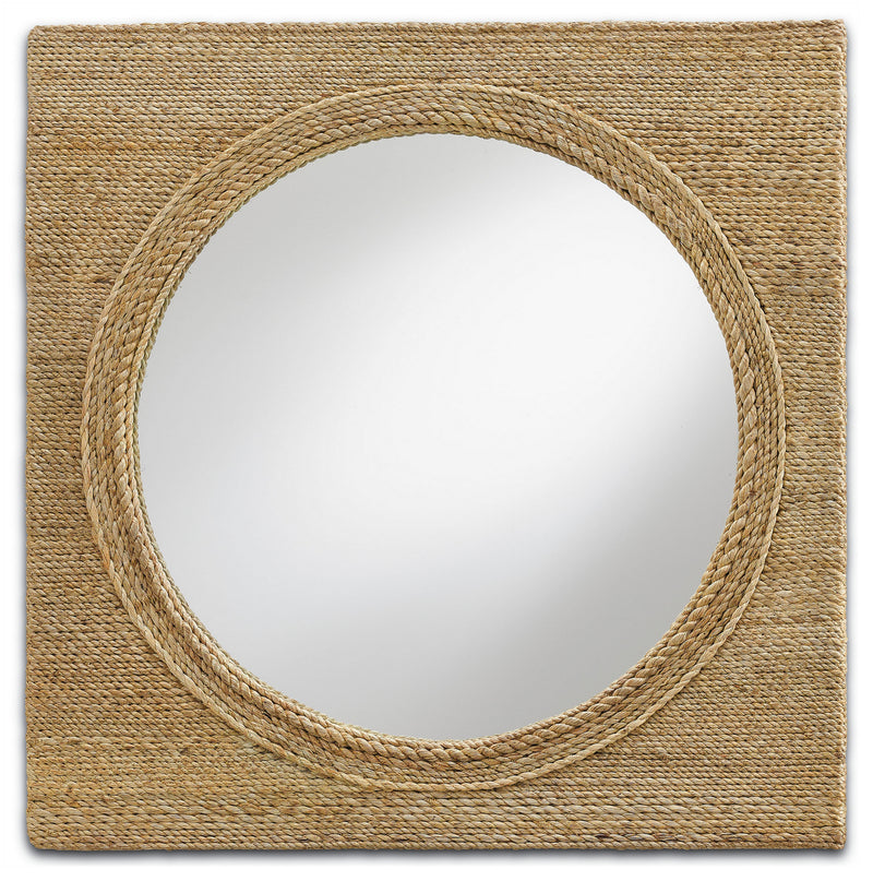 Currey and Company - 1000-0004 - Mirror - Tisbury Collection - Natural/Mirror