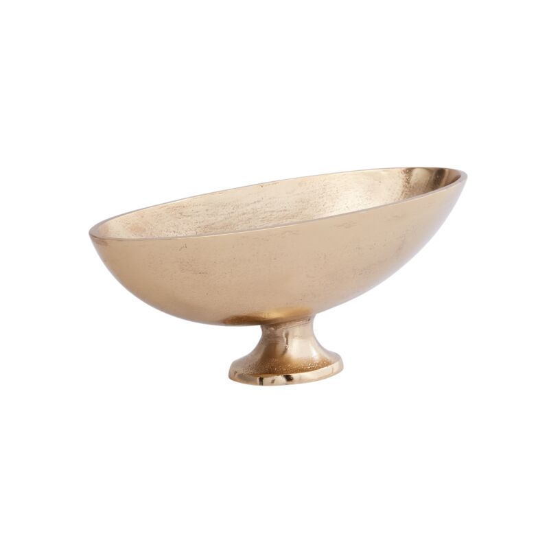 Design Shop Gold Charlize Compote, 11" X 3.75".