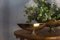 Design Shop Gold Charlize Compote, 11" X 3.75".
