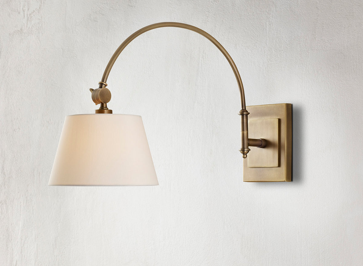 Currey and Company - 5000-0003 - One Light Wall Sconce - Ashby Collection - Antique Brass