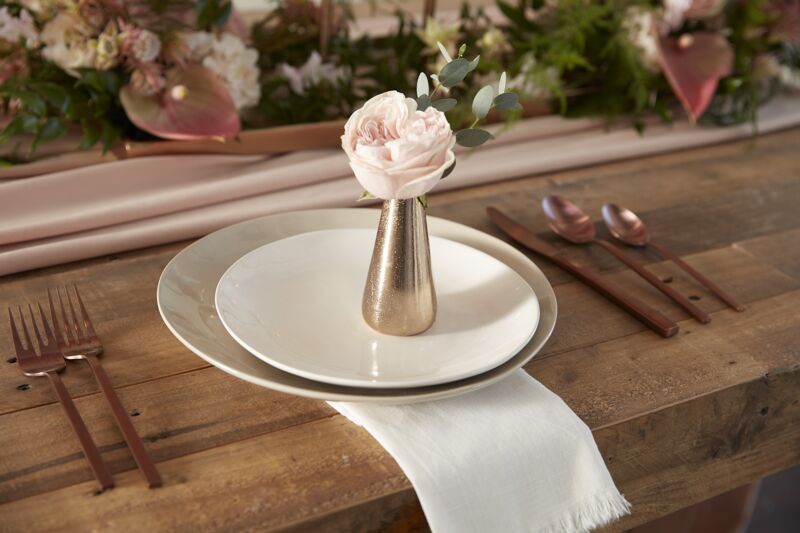 Design Shop Champagne Lyric Budvase, 2" X 4".