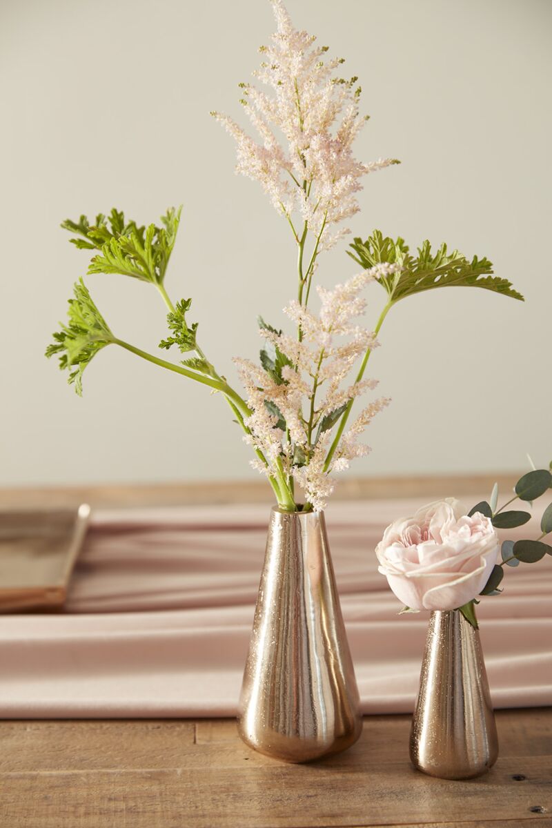 Design Shop Champagne Lyric Budvase, 2.75" X 5.75".