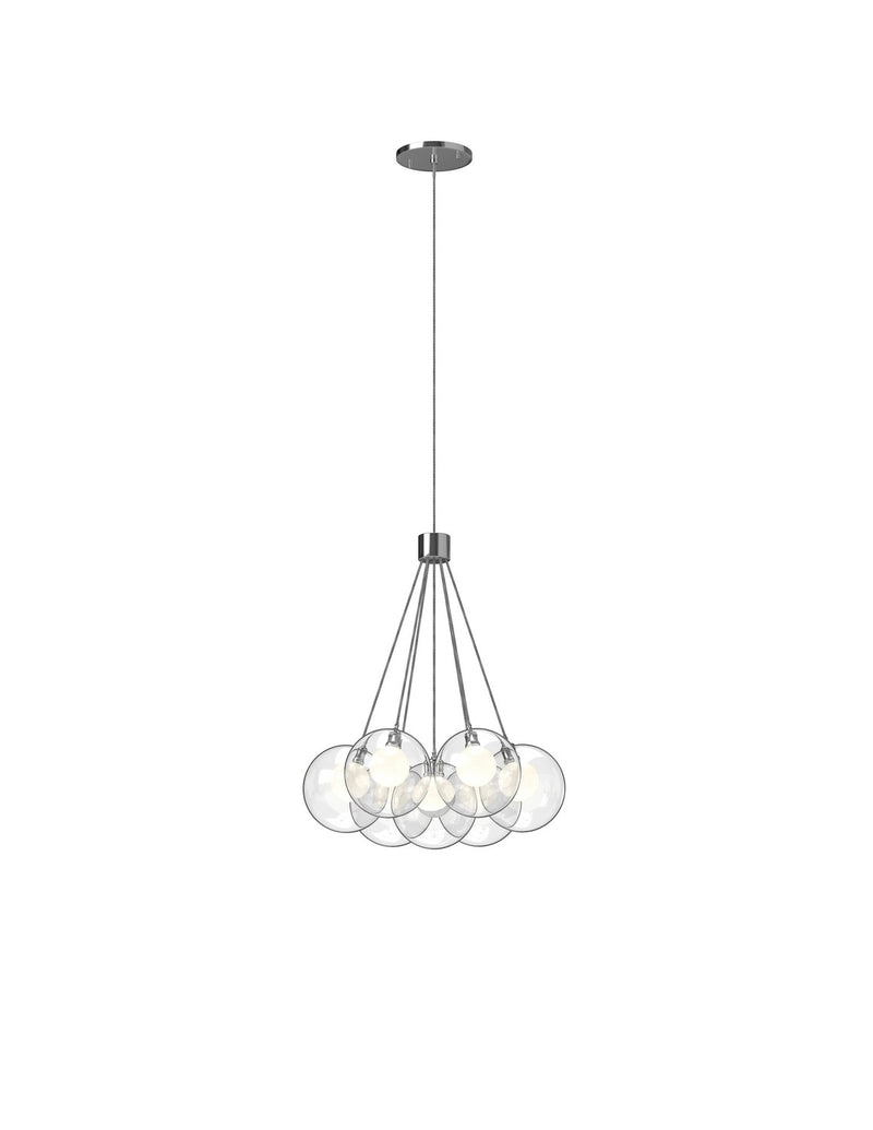 Kuzco Lighting LED Chandelier from the Bolla collection in Chrome finish