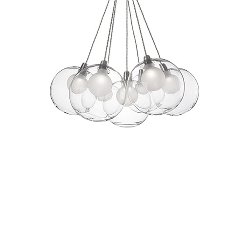 Kuzco Lighting LED Chandelier from the Bolla collection in Chrome finish