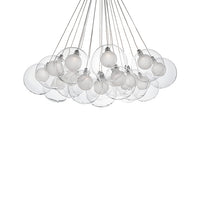 Kuzco Lighting LED Chandelier from the Bolla collection in Chrome finish