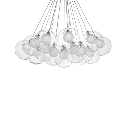 Kuzco Lighting LED Chandelier from the Bolla collection in Chrome finish